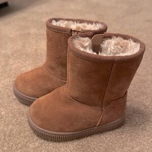 Cat & Jack Toddler Suede Sherpa Boots